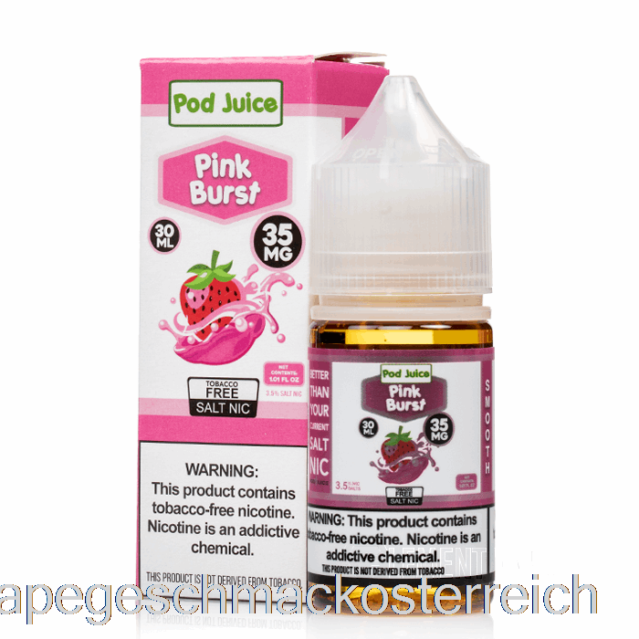 Pink Burst – Schotensaft – 30 Ml, 35 Mg Vape-Geschmack